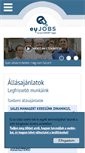 Mobile Screenshot of eujobs.hu